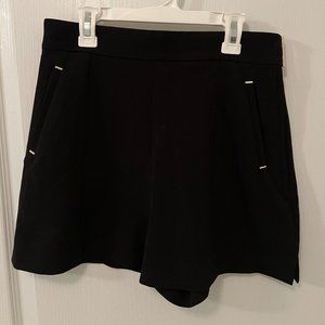 Women's Formal Shorts with Pockets and Gold Detailing